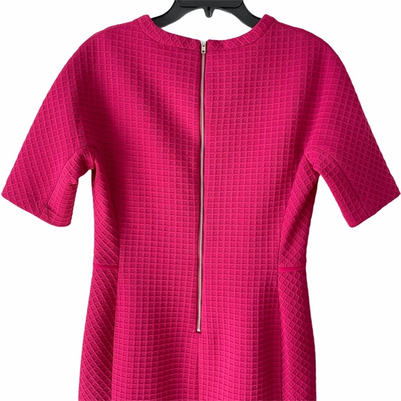 Maggie London Crew Neck Waffle Knit Sheath Dress - Picture 8 of 12